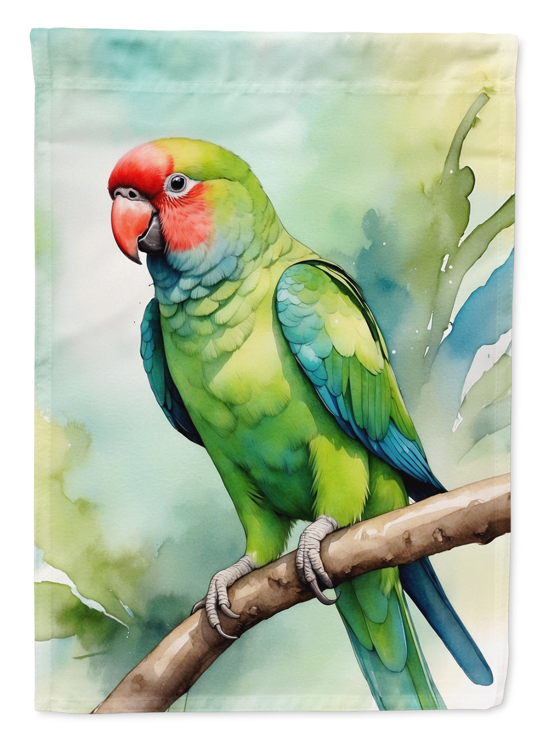 Buy this African Ringneck Parrot House Flag