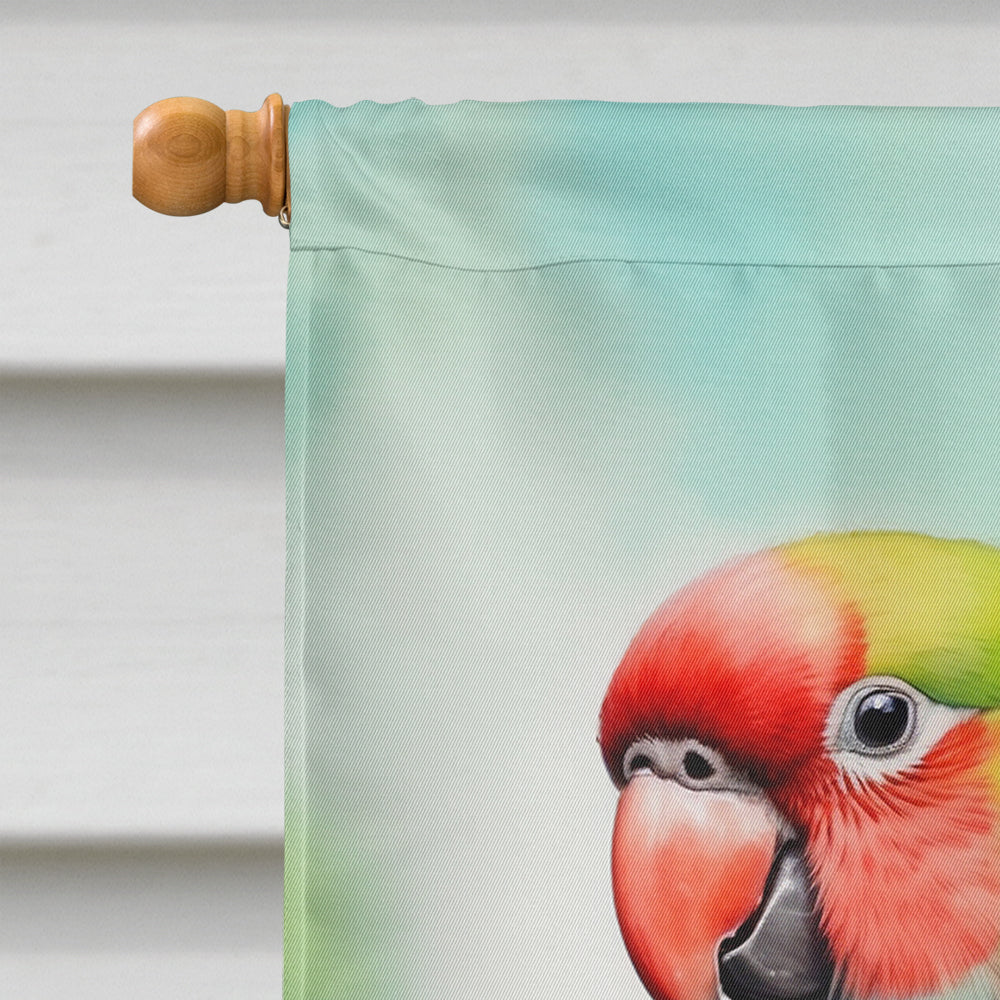 African Ringneck Parrot House Flag