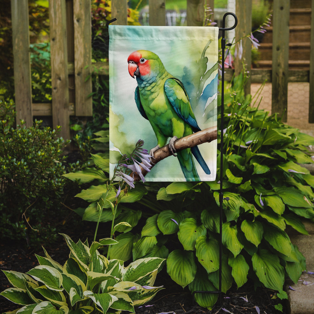 African Ringneck Parrot Garden Flag