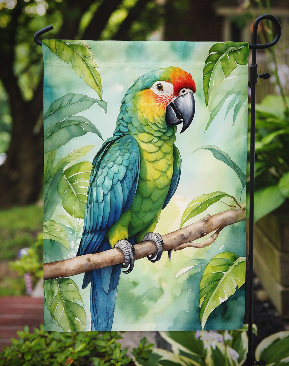 Amazon Parrot Garden Flag