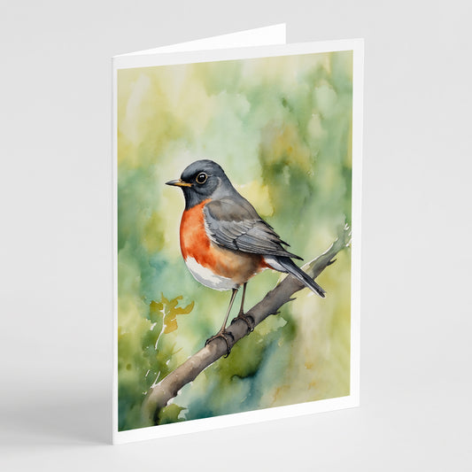 Buy this Connecticut American Robin Greeting Cards Pack of 8