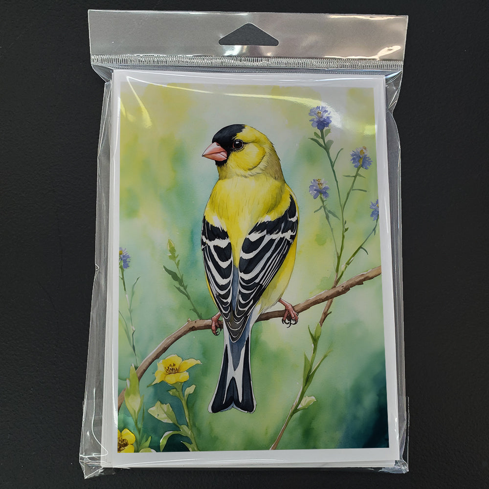 American Goldfinch Greeting Cards Pack of 8