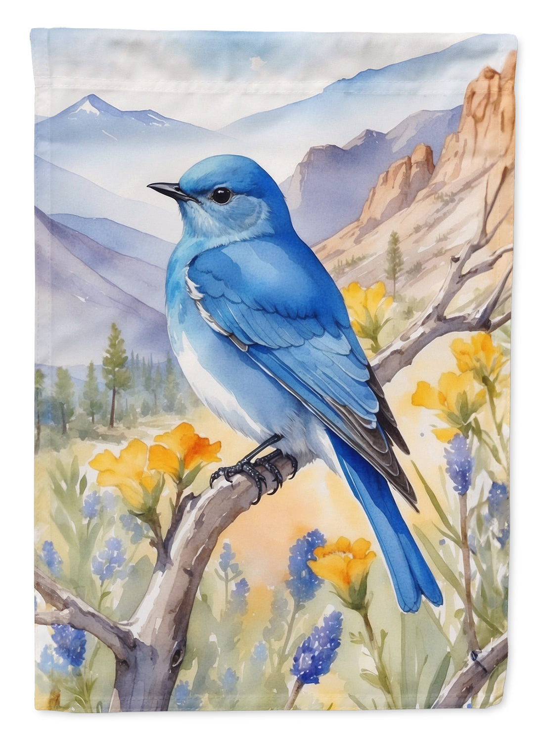 Buy this Nevada Mountain Bluebird Garden Flag