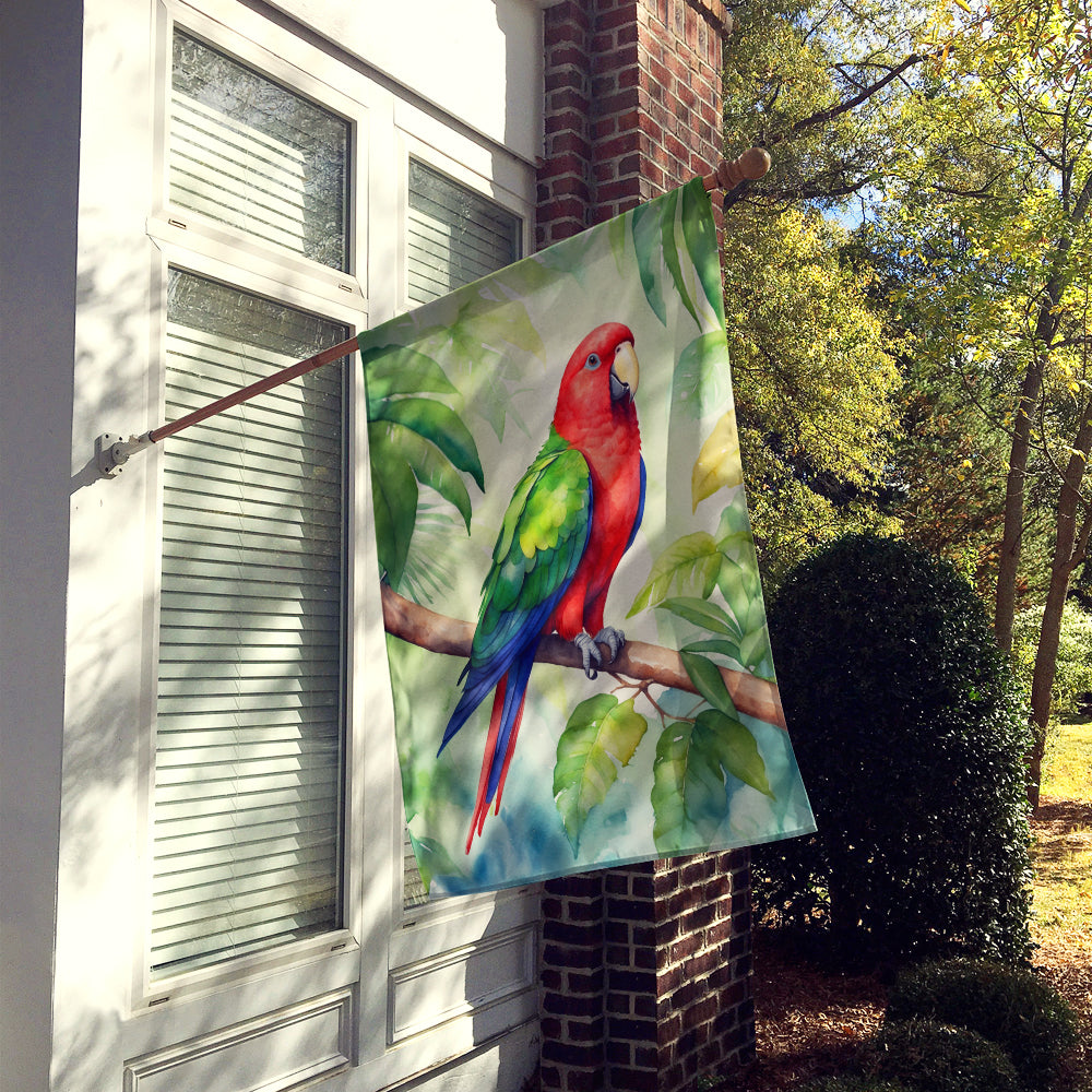 Eclectus Parrot House Flag