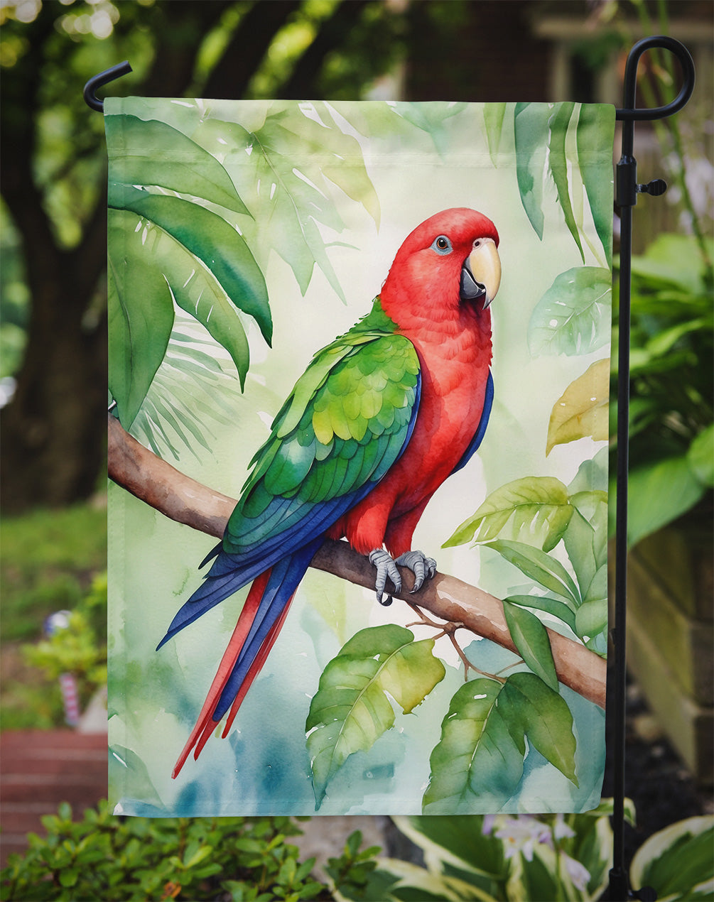 Eclectus Parrot Garden Flag