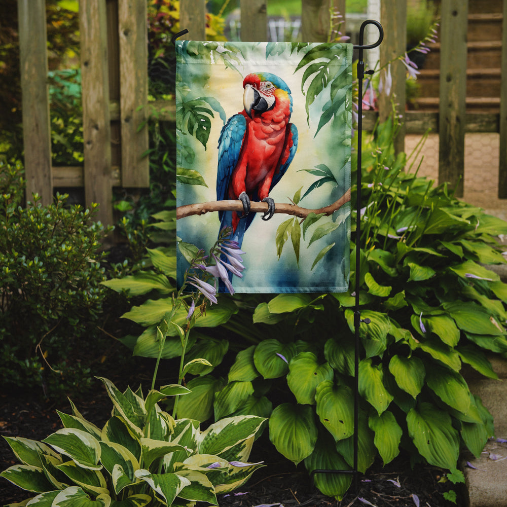 Macaw Parrot Garden Flag