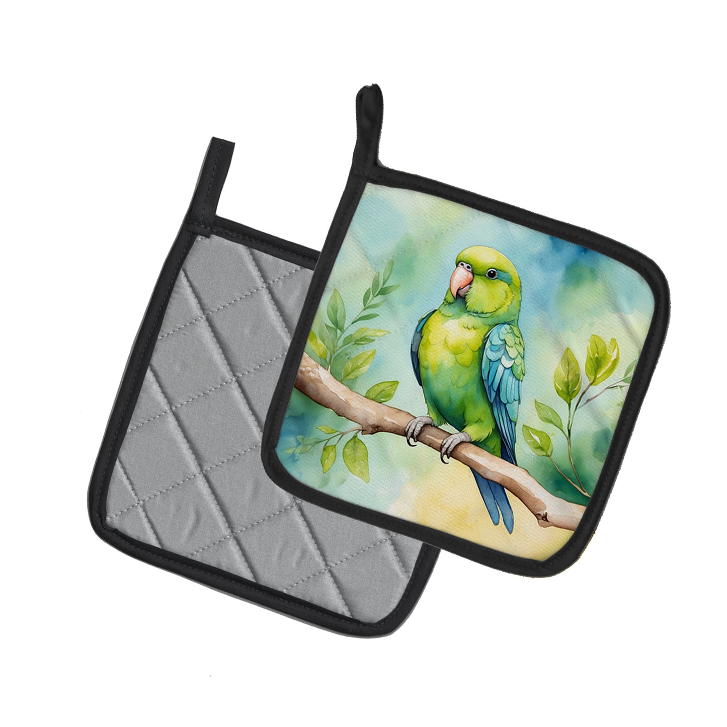 Parrotlet Pair of Pot Holders