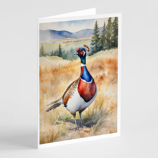 Buy this South Dakota Ringnecked Pheasant Greeting Cards Pack of 8