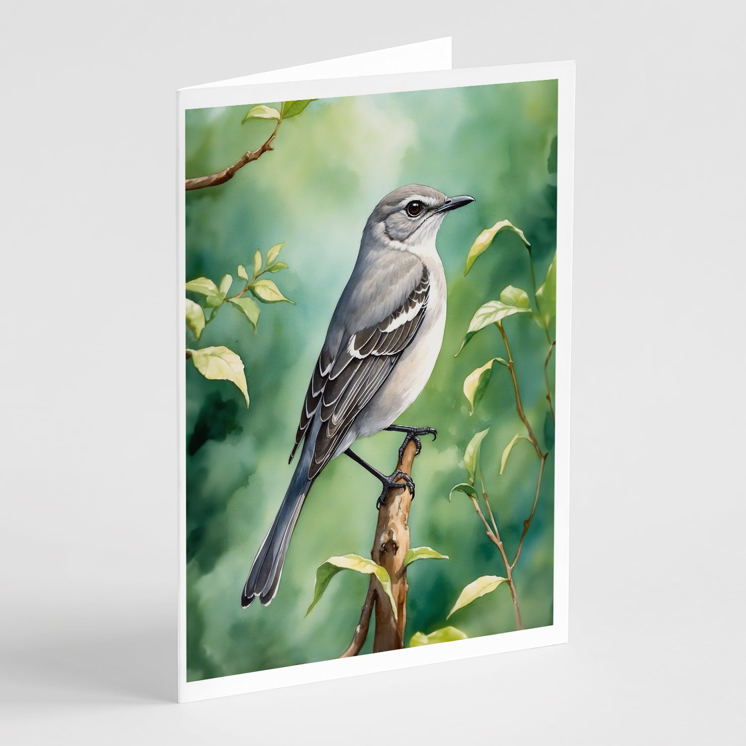 Buy this Tennessee Northern Mockingbird Greeting Cards Pack of 8
