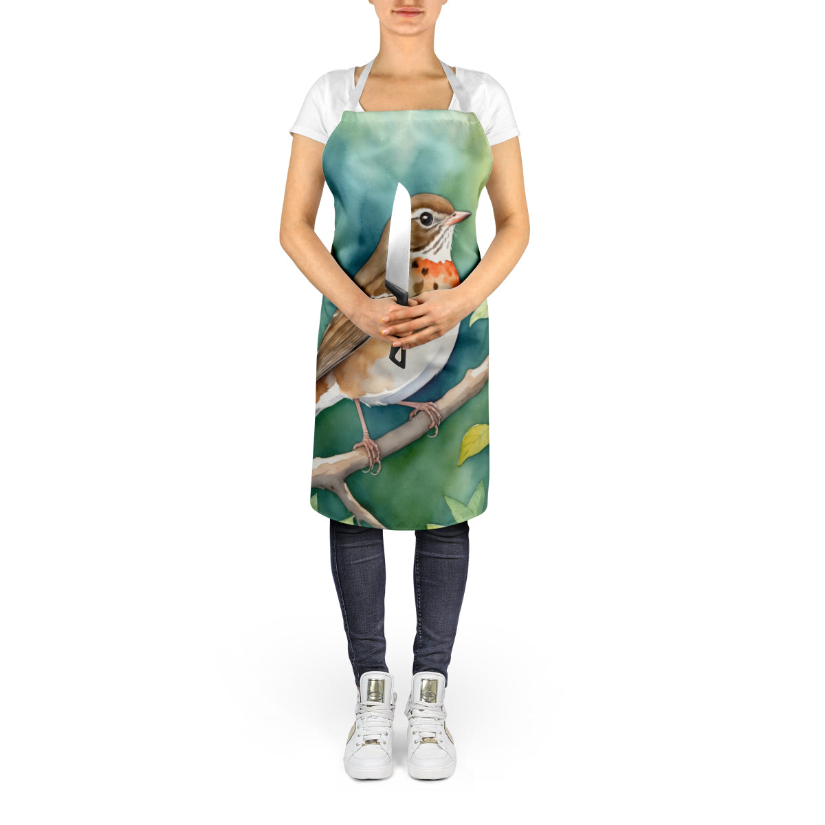 Vermont Hermit Thrush Apron