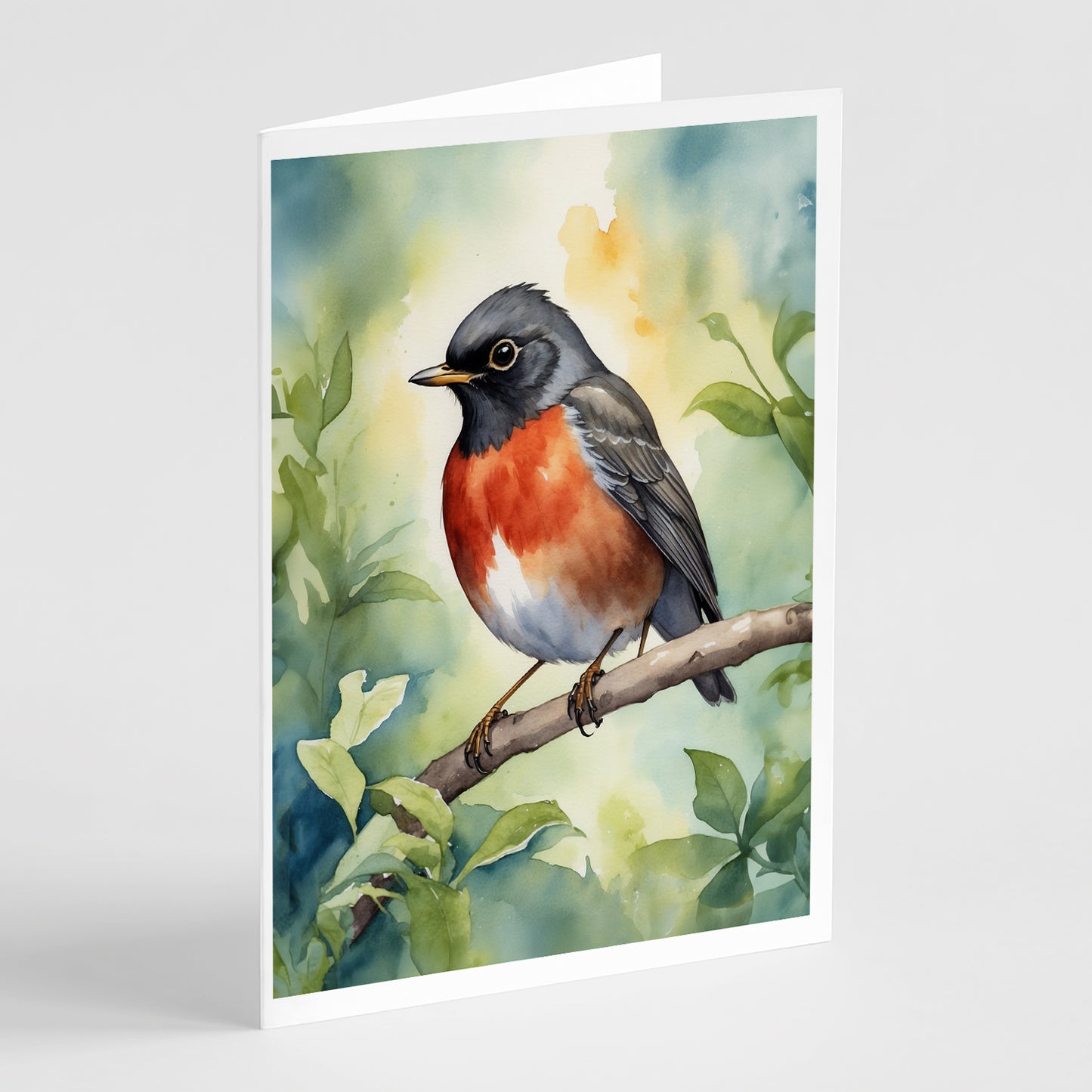 Buy this Wisconsin American Robin Greeting Cards Pack of 8