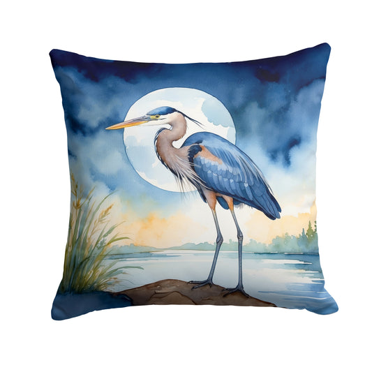 Buy this Blue Heron Under the Moonlight Throw Pillow