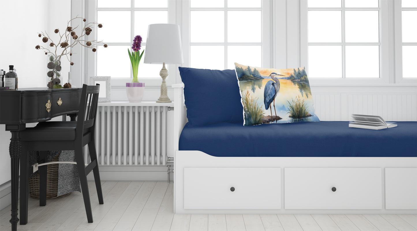 Blue Heron in the Golden Hour Standard Pillowcase