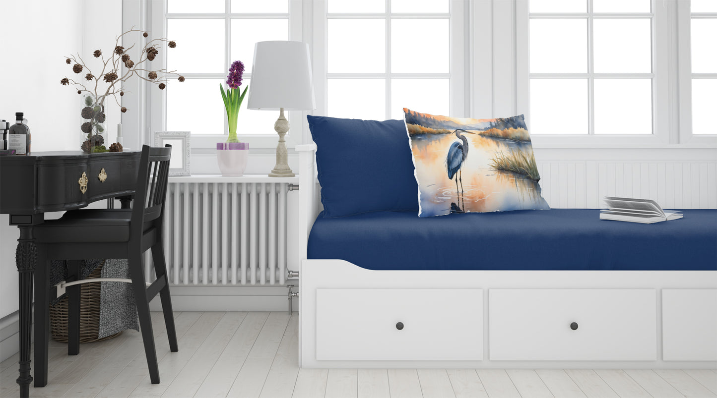 Blue Heron in the Golden Hour Standard Pillowcase