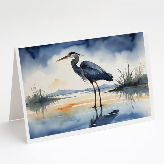 Buy this Blue Heron Barely Lit Sky Greeting Cards Pack of 8