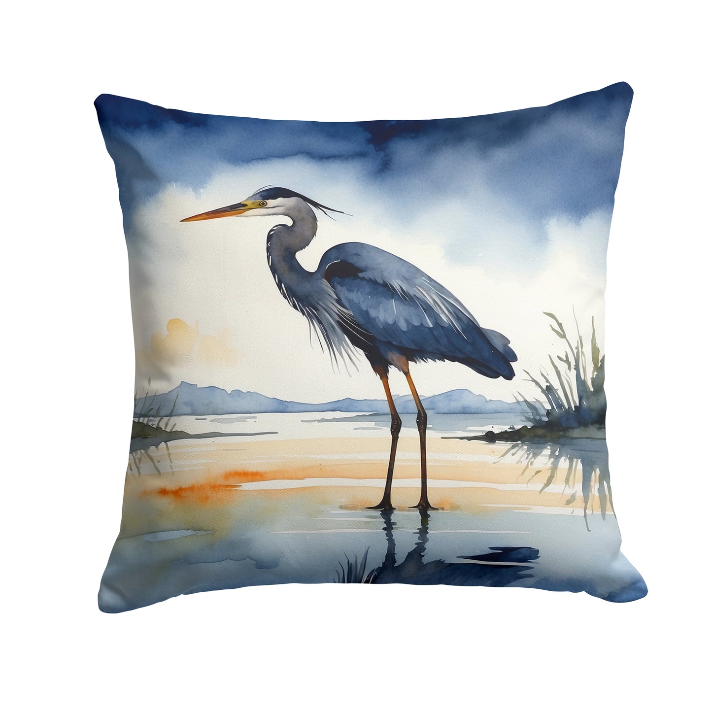 Buy this Blue Heron Barely Lit Sky Throw Pillow