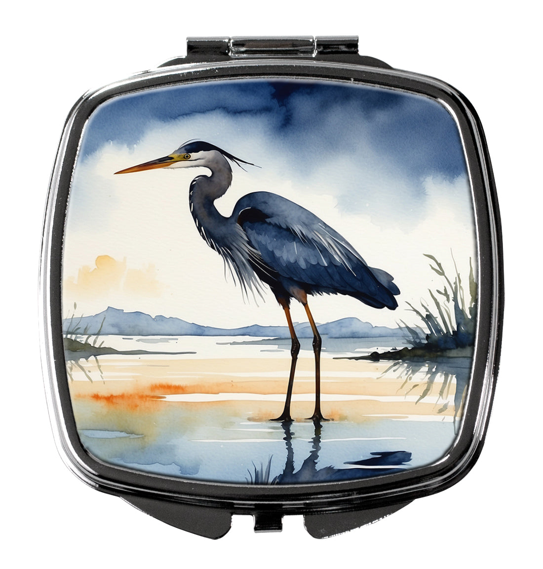 Buy this Blue Heron Barely Lit Sky Compact Mirror