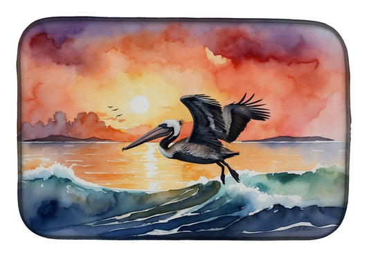 Buy this Pelican Fiery Sunset Dish Drying Mat