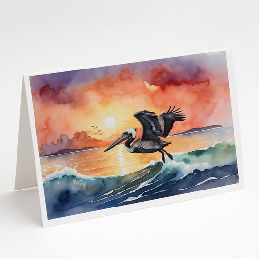 Buy this Pelican Fiery Sunset Greeting Cards Pack of 8