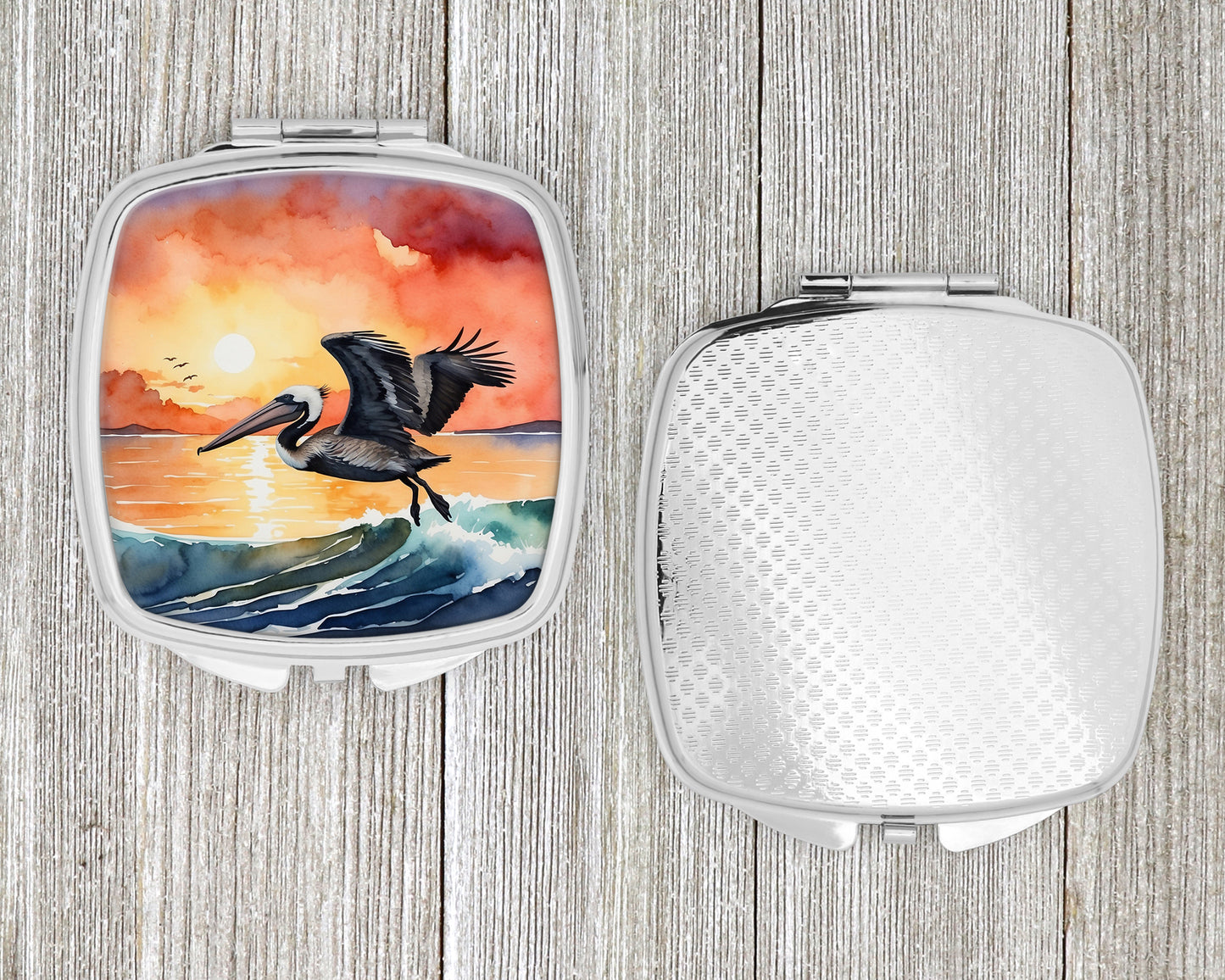 Pelican Fiery Sunset Compact Mirror