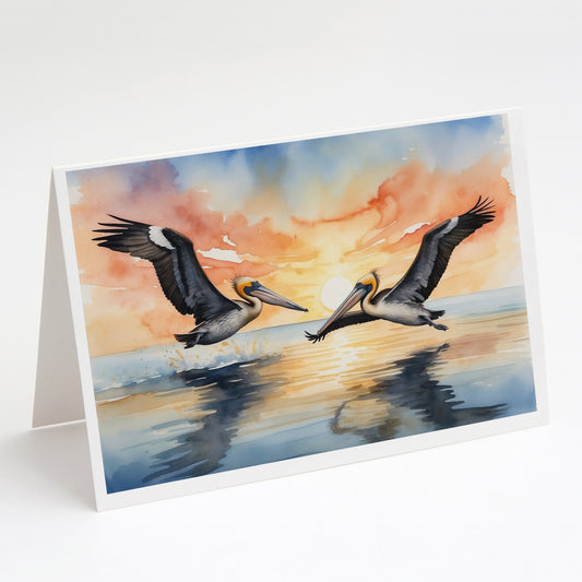 Buy this Pelicans Flying Greeting Cards Pack of 8