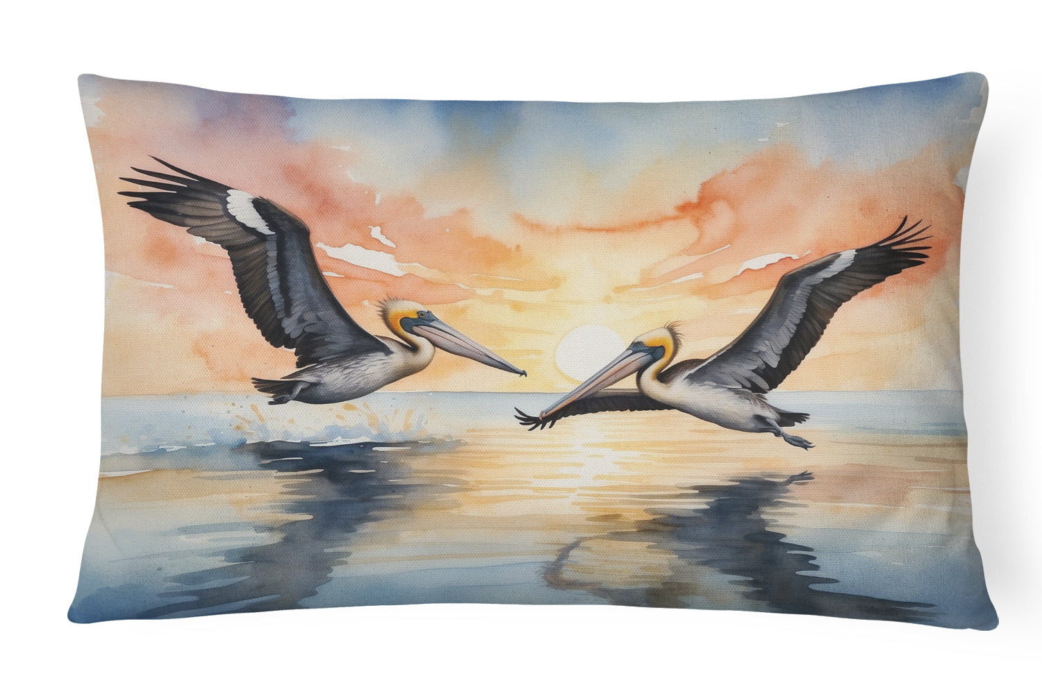 Buy this Pelicans Flying Throw Pillow