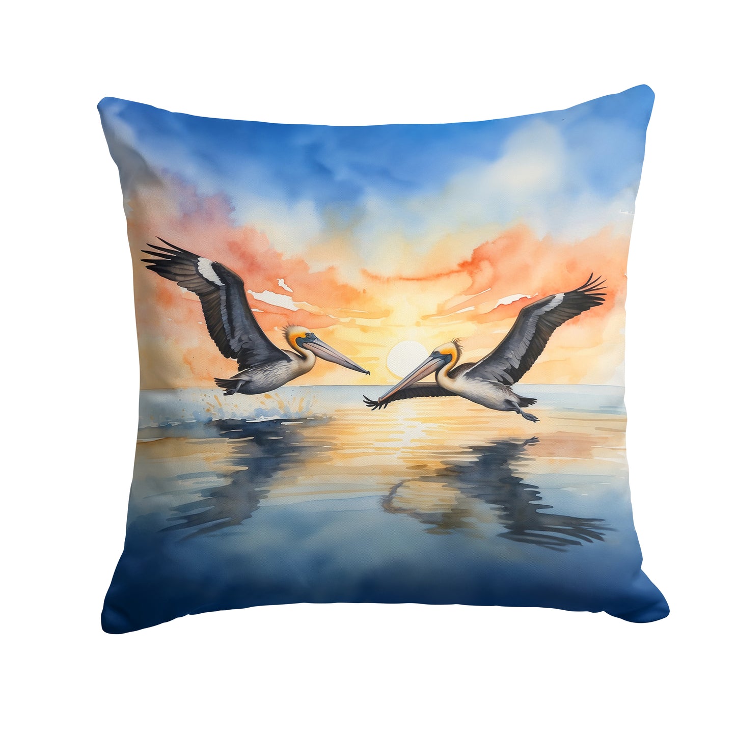 Buy this Pelicans Flying Throw Pillow