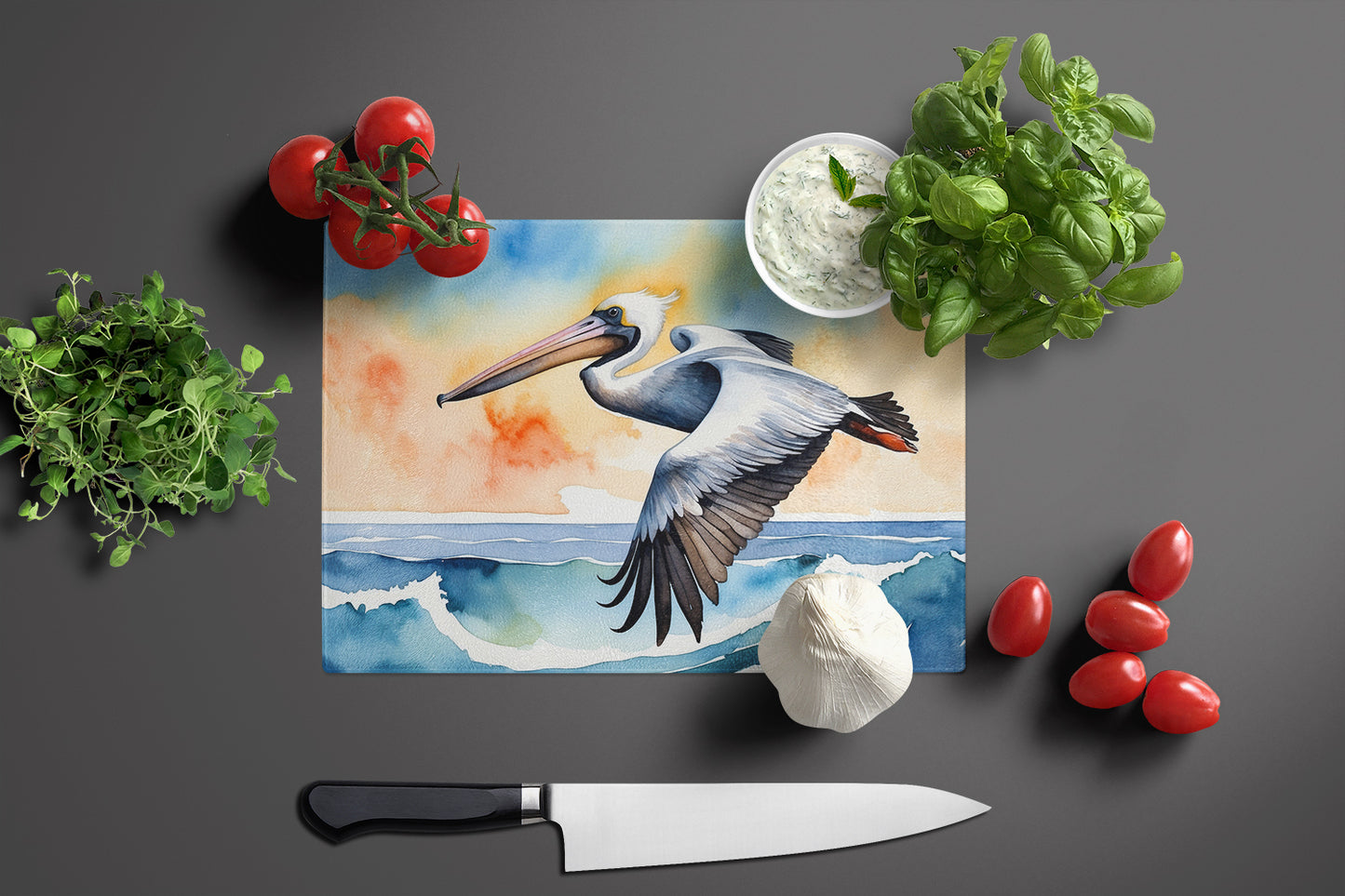 Pelican Soaring Glass Cutting Board