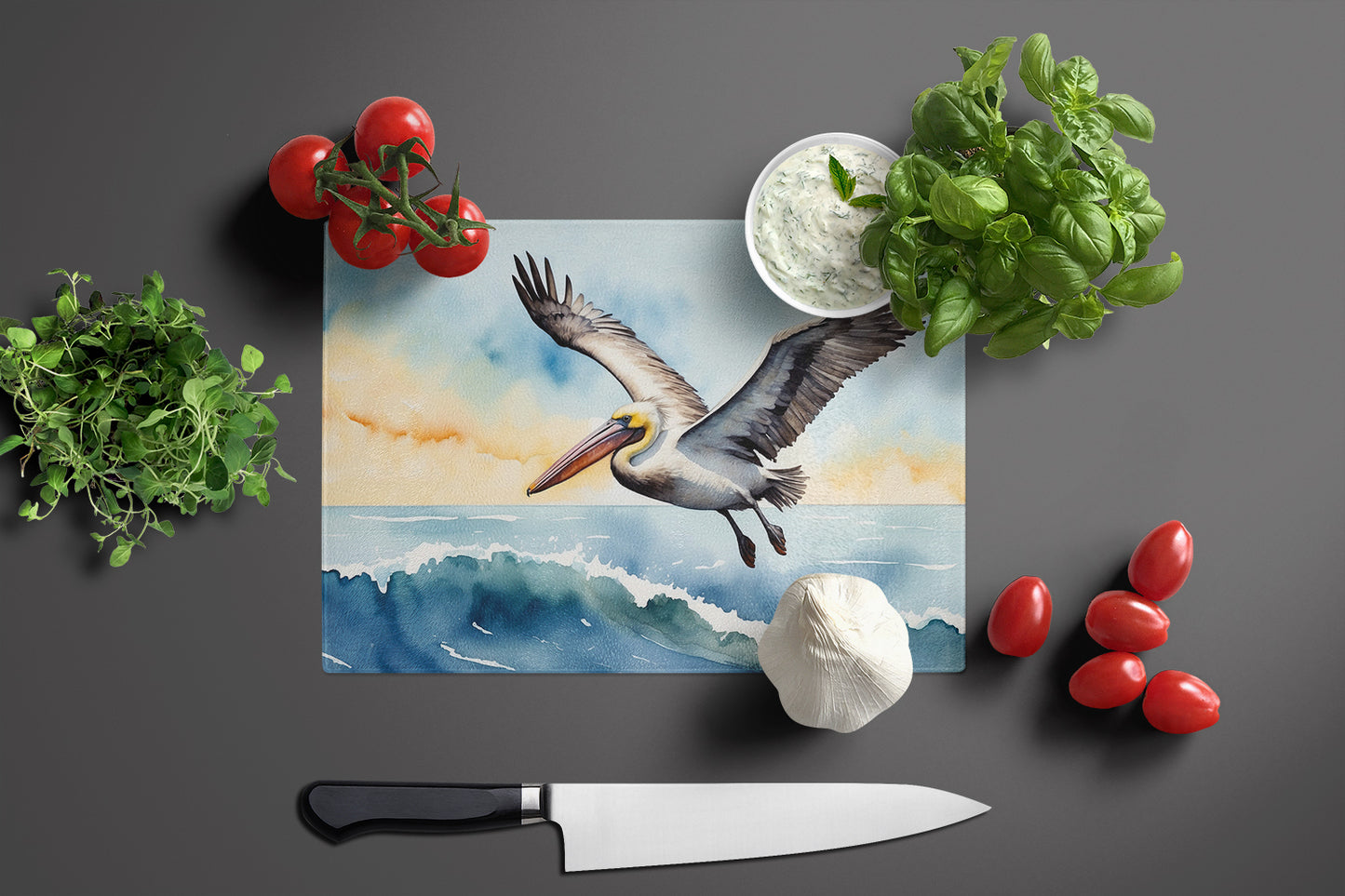 Pelican Soaring Glass Cutting Board