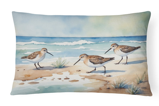Buy this Sandpipers Hunting Throw Pillow
