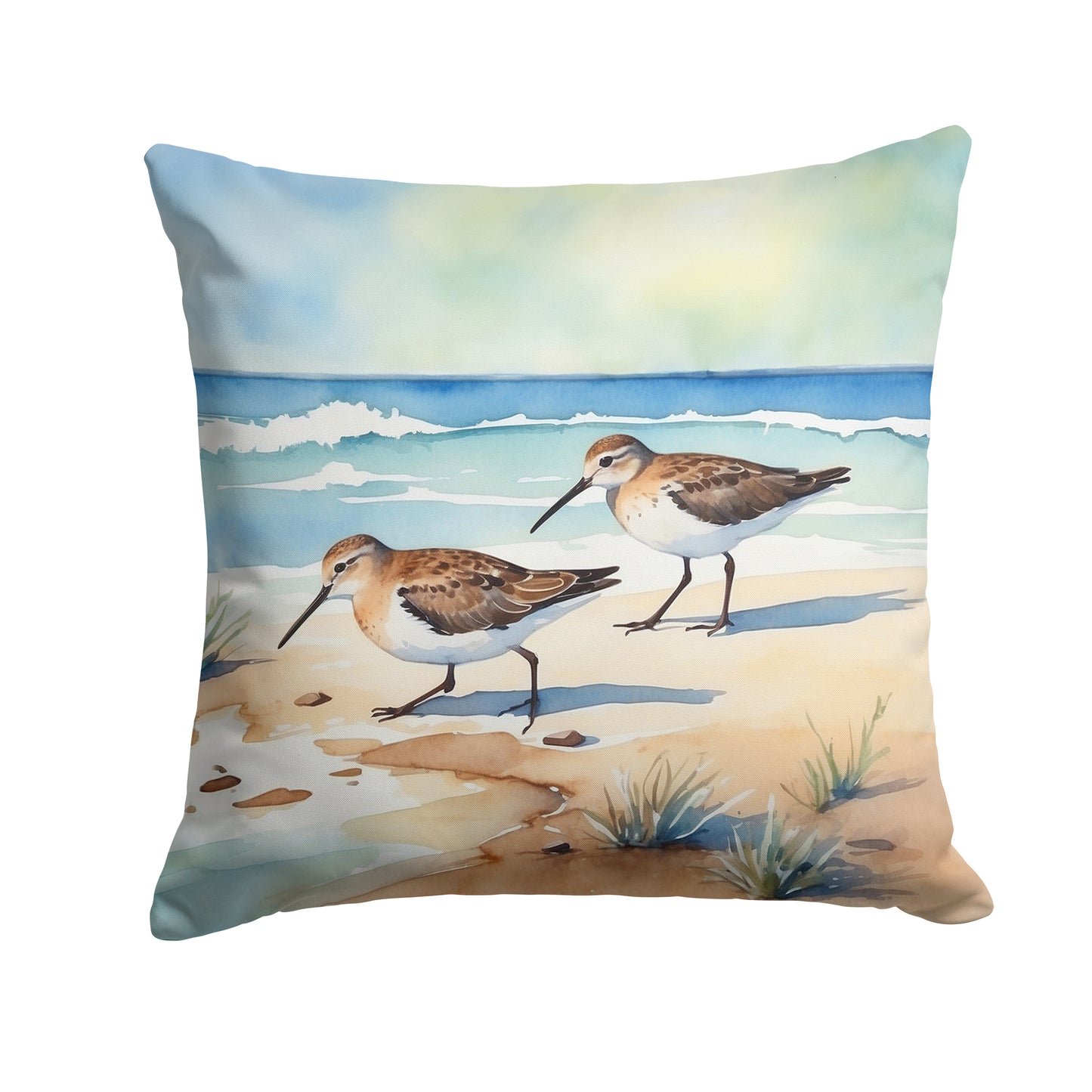 Buy this Sandpipers Hunting Throw Pillow