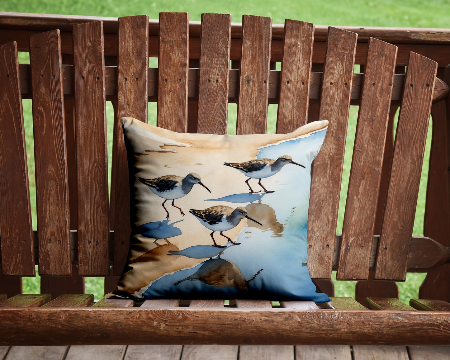 Sandpipers Throw Pillow