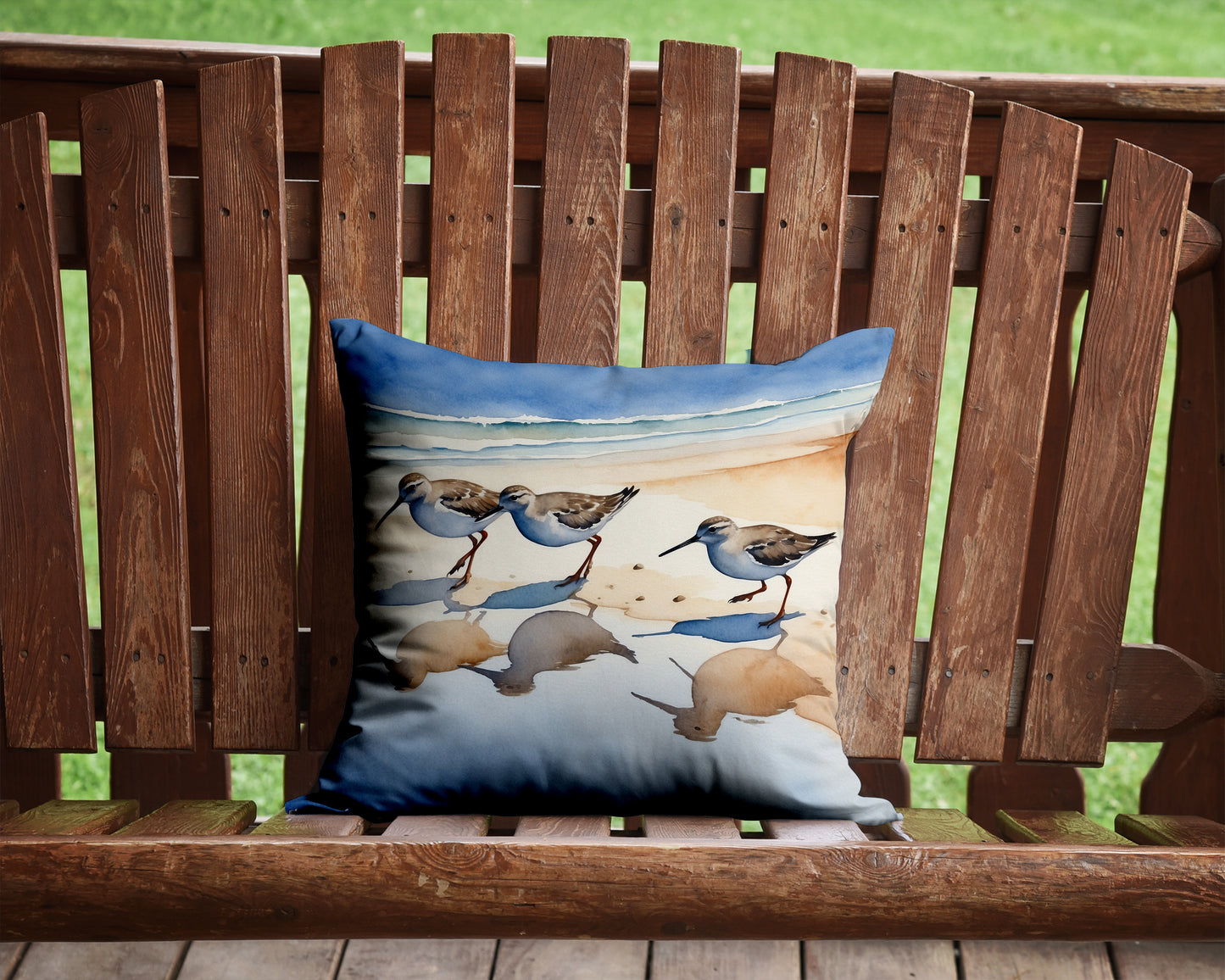 Sandpipers Throw Pillow