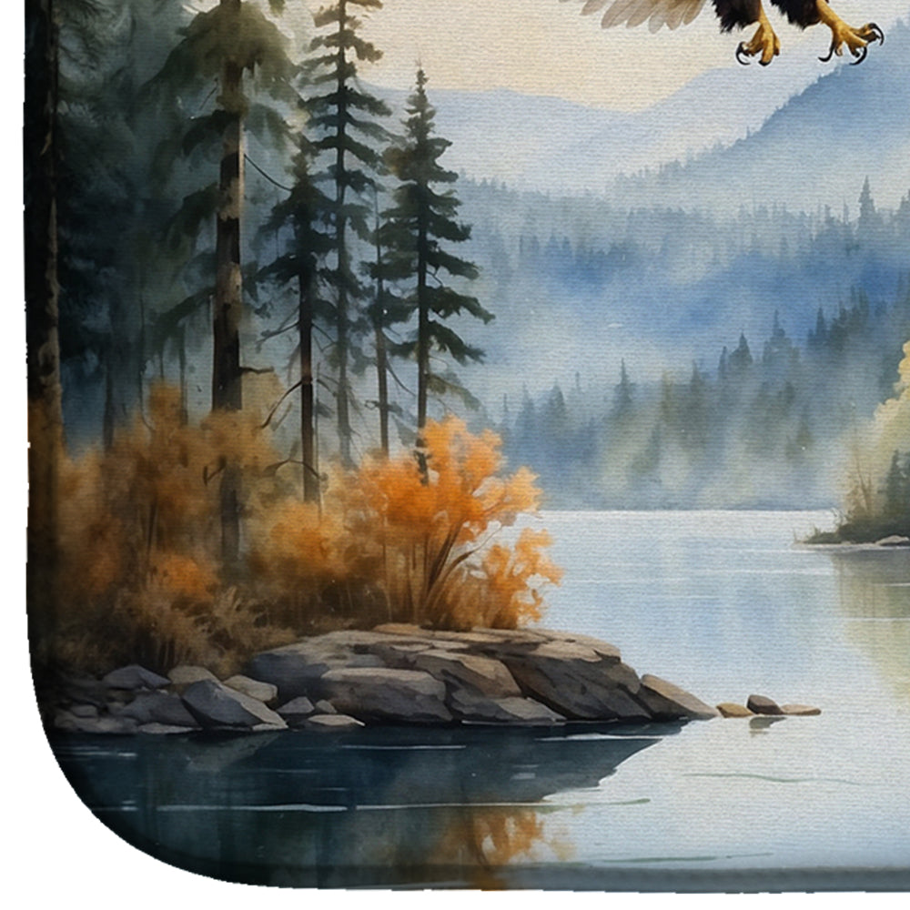 Eagle in Flight Dish Drying Mat