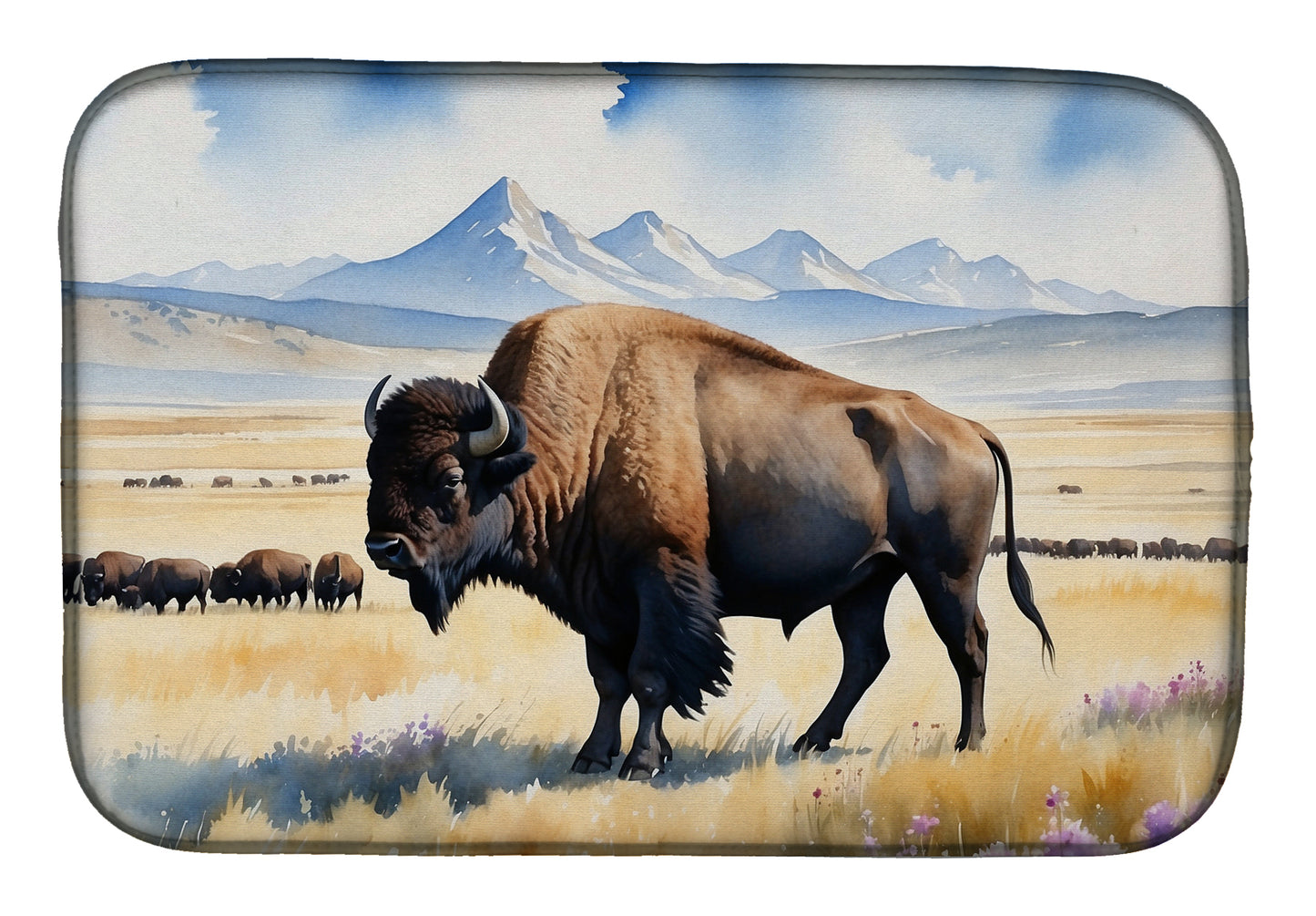 Buy this Prairie Bison Dish Drying Mat