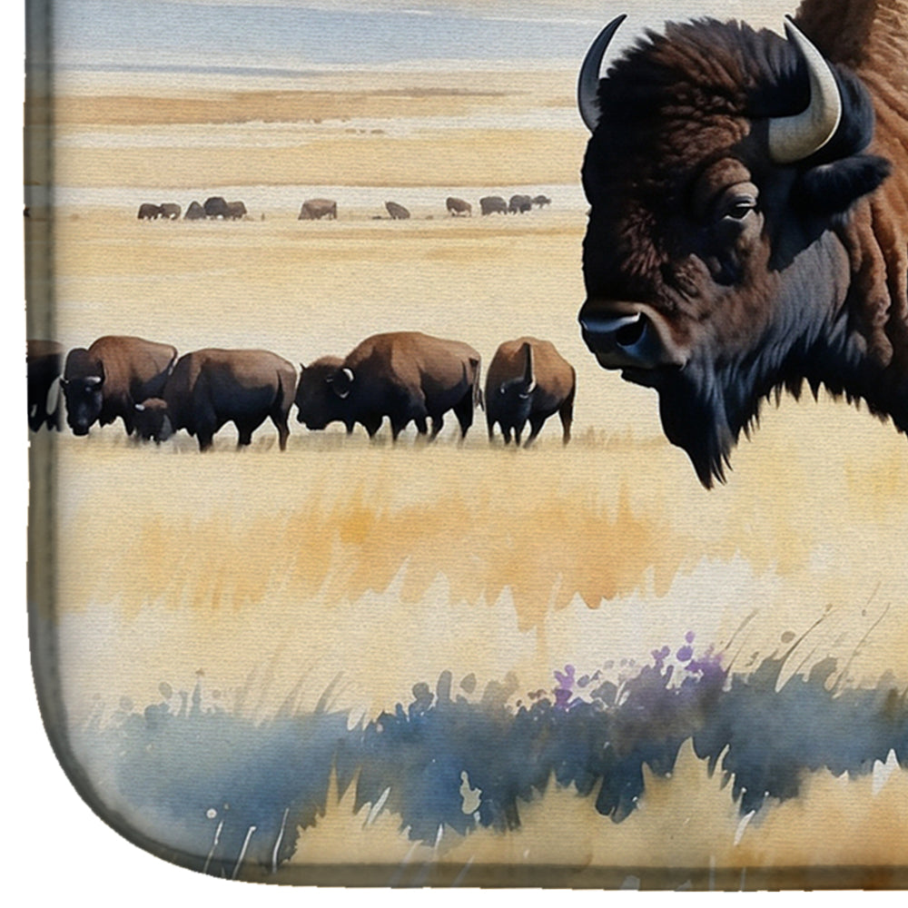 Prairie Bison Dish Drying Mat