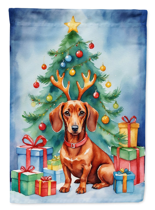 Buy this Dachshund Christmas Reindeer House Flag