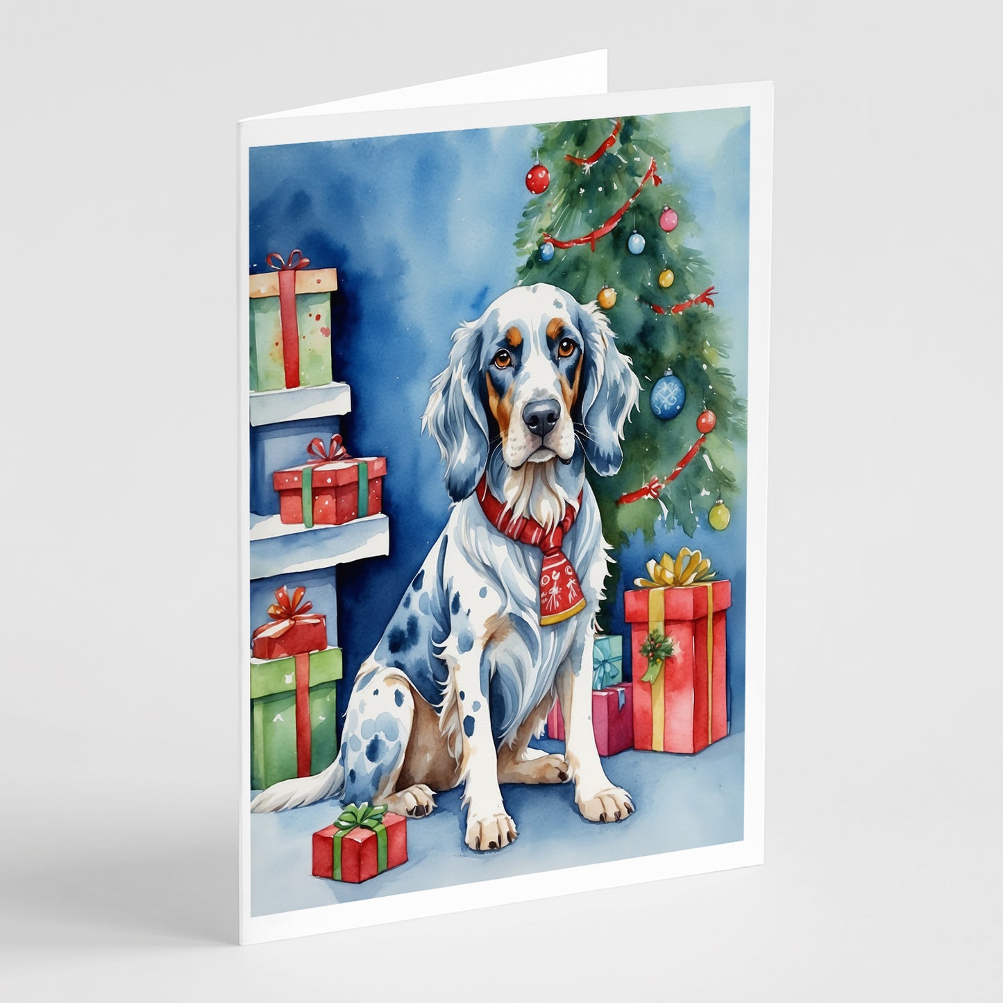 Buy this English Setter Christmas Reindeer Greeting Cards Pack of 8