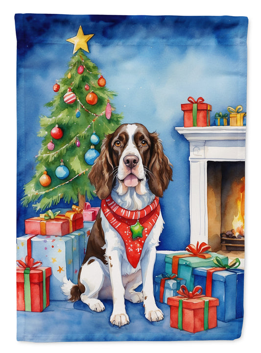 Buy this English Springer Spaniel Christmas Reindeer House Flag