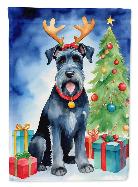 Buy this Giant Schnauzer Pointer Christmas Reindeer House Flag