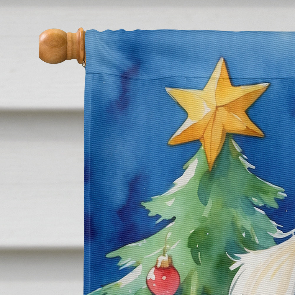 Maltese Christmas Reindeer House Flag
