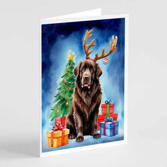 Buy this Chocolate Christmas Reindeer Greeting Cards Pack of 8