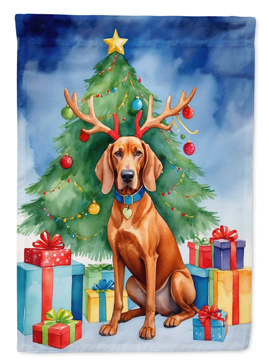 Buy this Redbone Coonhound Christmas Reindeer House Flag