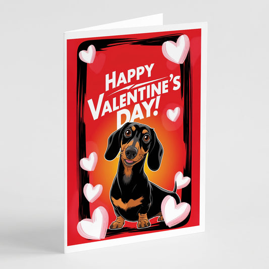 Buy this Dachshund Happy Valentine's Day Greeting Cards Pack of 8