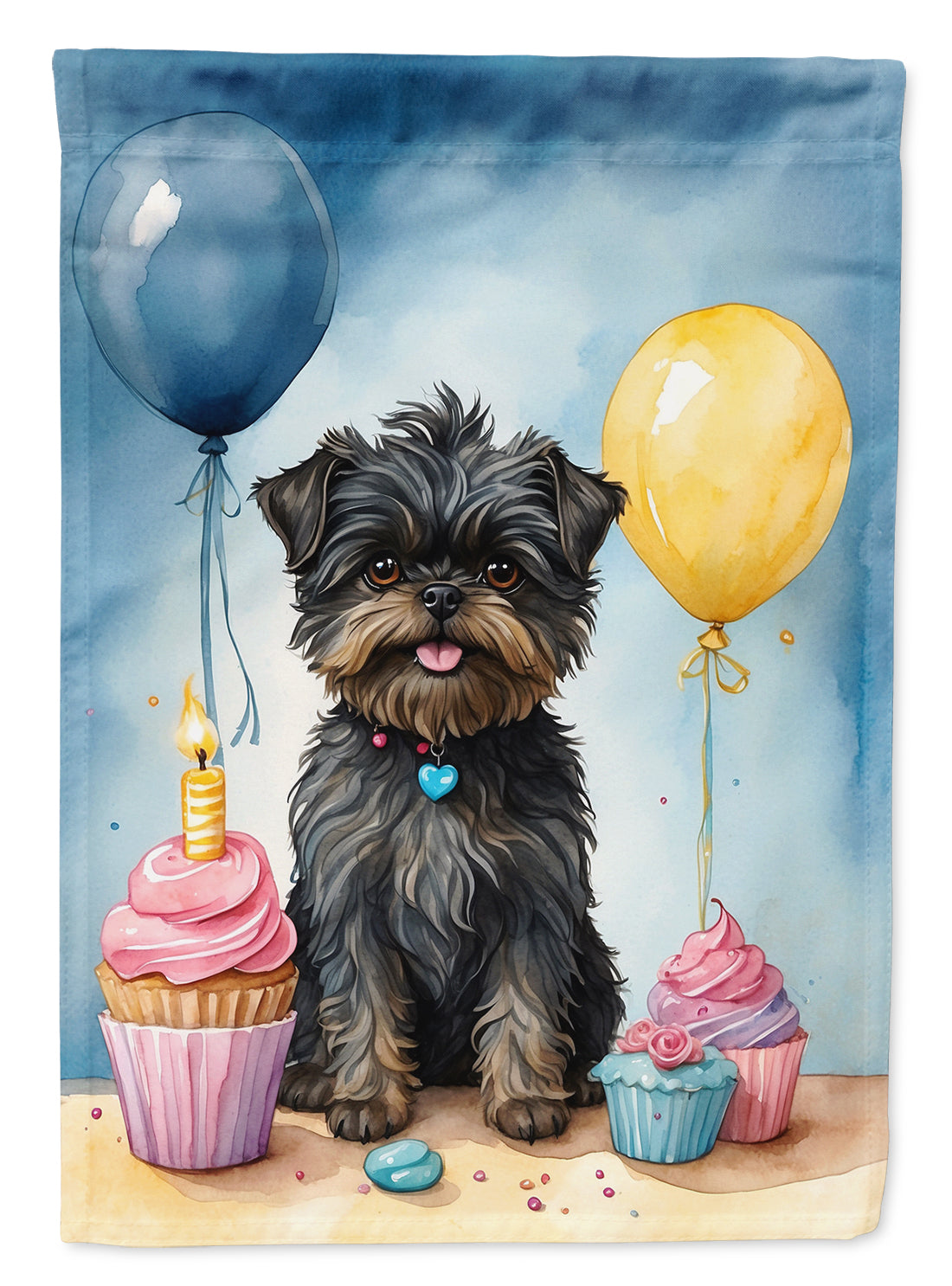 Buy this Affenpinscher Happy Birthday House Flag