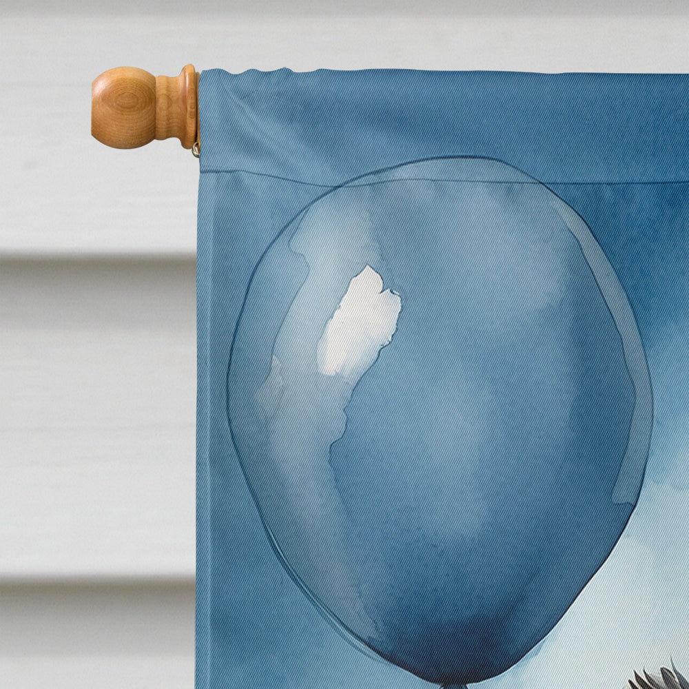 Affenpinscher Happy Birthday House Flag