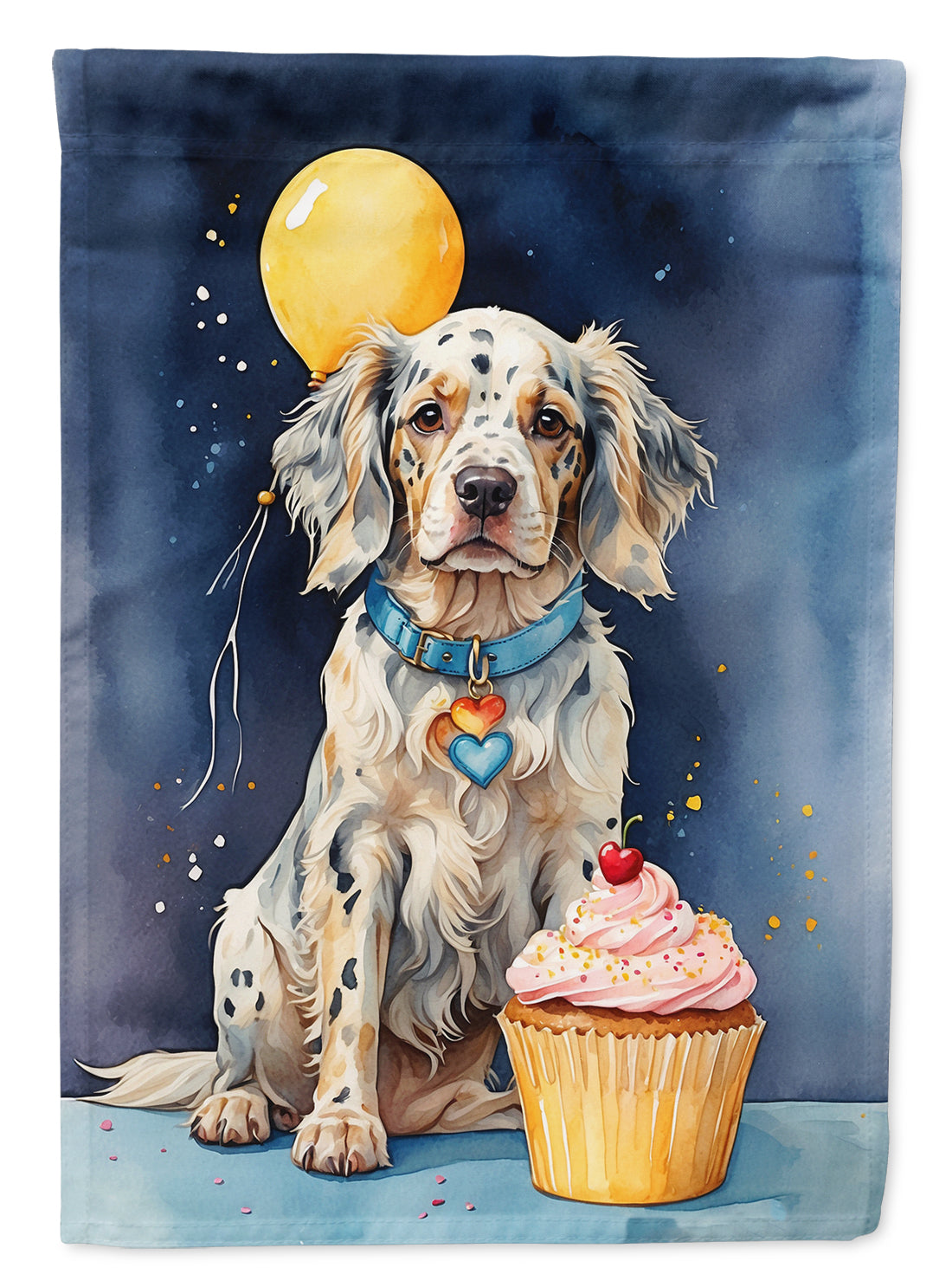 Buy this English Setter Happy Birthday House Flag