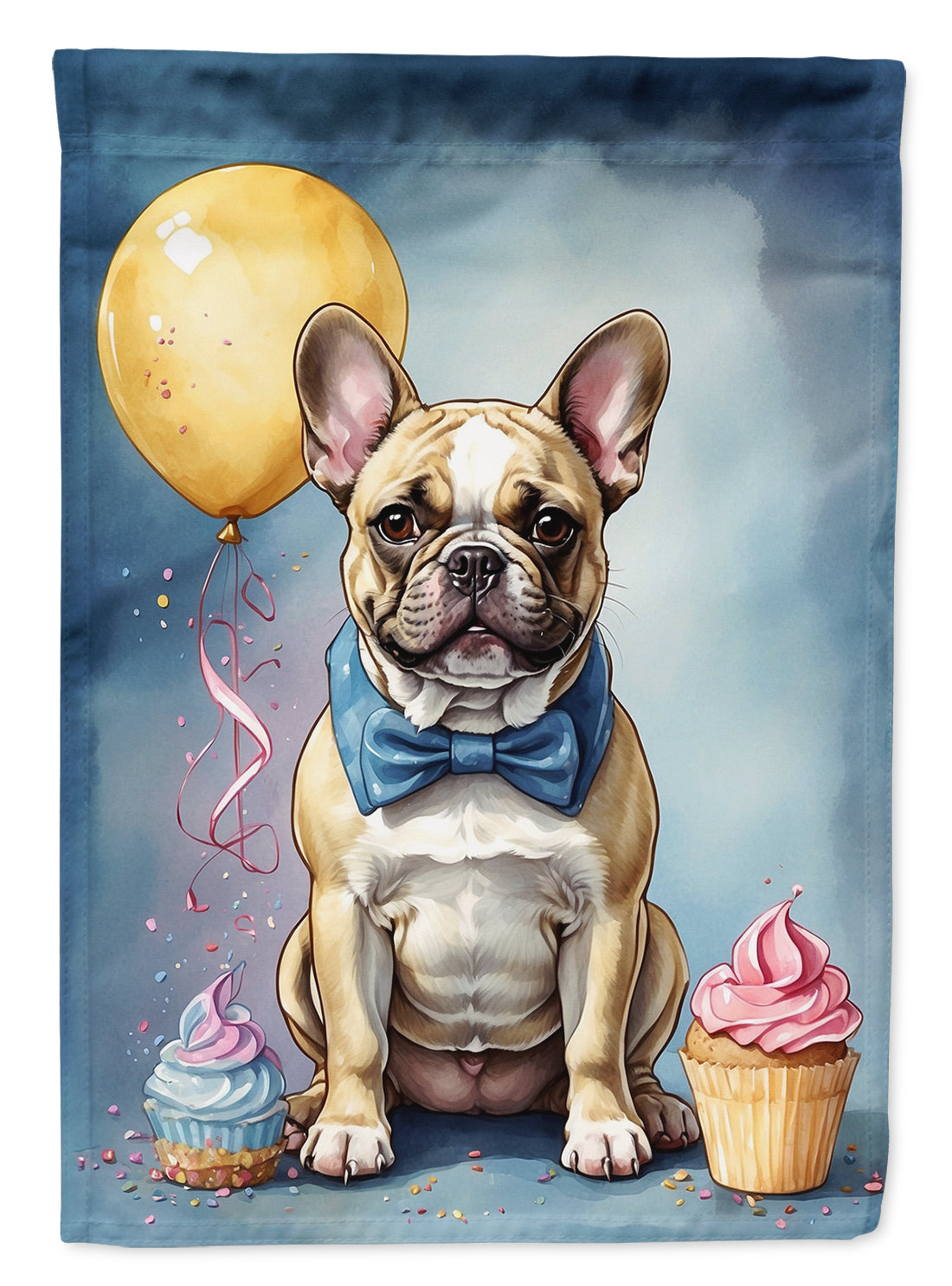 Buy this French Bulldog Happy Birthday Garden Flag