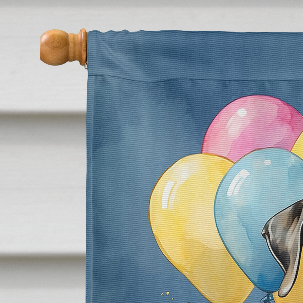 Great Dane Happy Birthday House Flag