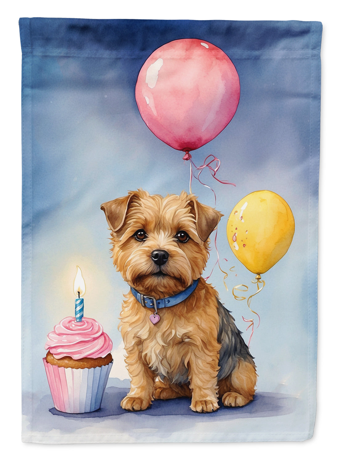 Buy this Norfolk Terrier Happy Birthday Garden Flag